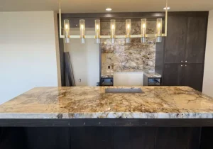 Santorini Quartzite kitchen counter tops